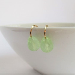 grape pierced earrings 14Kgf 第2張的照片