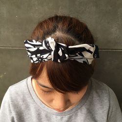 百年紀念款 綁帶式髮帶 Handmade hairband 第3張的照片