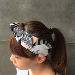 暮然 綁帶式髮帶 Handmade hairband 第1張的照片