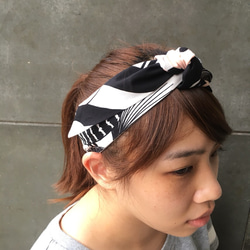 暮然 綁帶式髮帶 Handmade hairband 第2張的照片