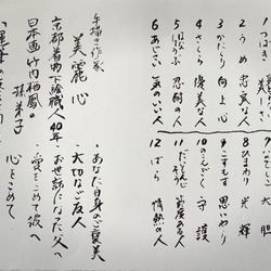 誕生花ネクタイ「1月　つばき」　京都・西陣織　手描き　螺鈿　現品限り　ポストカード付き 8枚目の画像