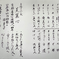 誕生花ネクタイ「12月　ばら」　京都・西陣織　手描き　螺鈿　現品限り　ポストカード付き 8枚目の画像