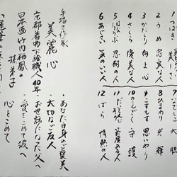 誕生花ネクタイ「10月　のこんぎく」パープル　京都・西陣織　手描き　螺鈿　現品限り　ポストカード付き 10枚目の画像