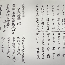 誕生花ネクタイ「5月　はなしょうぶ」　京都・西陣織　手描き　螺鈿　ポストカード付き 9枚目の画像