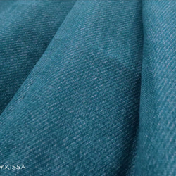 洗える半襟 デニム風柄のガーゼ (マリーン／綿) 2枚目の画像