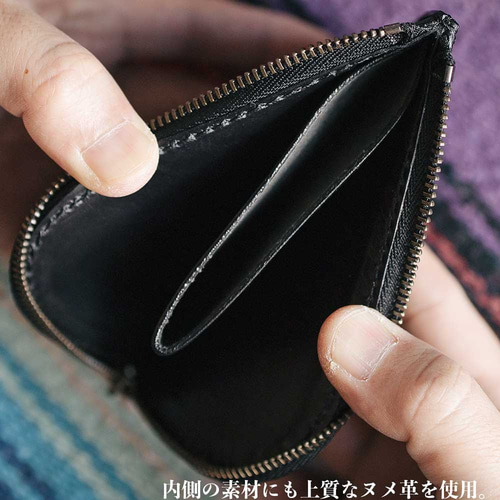 エルファスナー レザーカービング ヌメ革 サドルレザー 牛革
