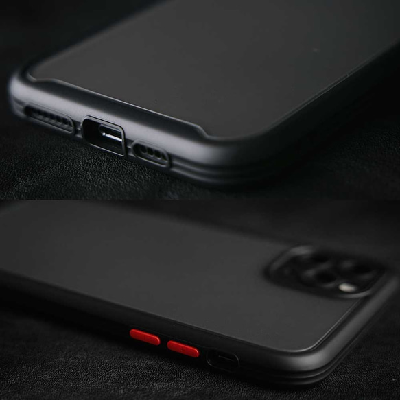 TPU 耐衝撃 スマホ カバー アイフォンケース iPhoneケース 携帯ケース 001ip01blk 3枚目の画像