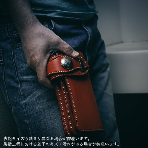 栃木レザー/ヌメ革/長財布/サドルレザー/ライダースウォレット