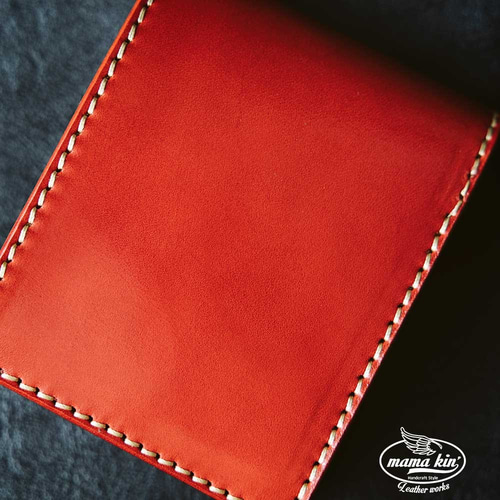 栃木レザー/牛革/ヌメ革/サドルレザー/二つ折り財布/レザーウォレット