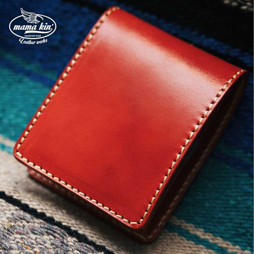 栃木レザー/牛革/ヌメ革/サドルレザー/二つ折り財布/レザーウォレット