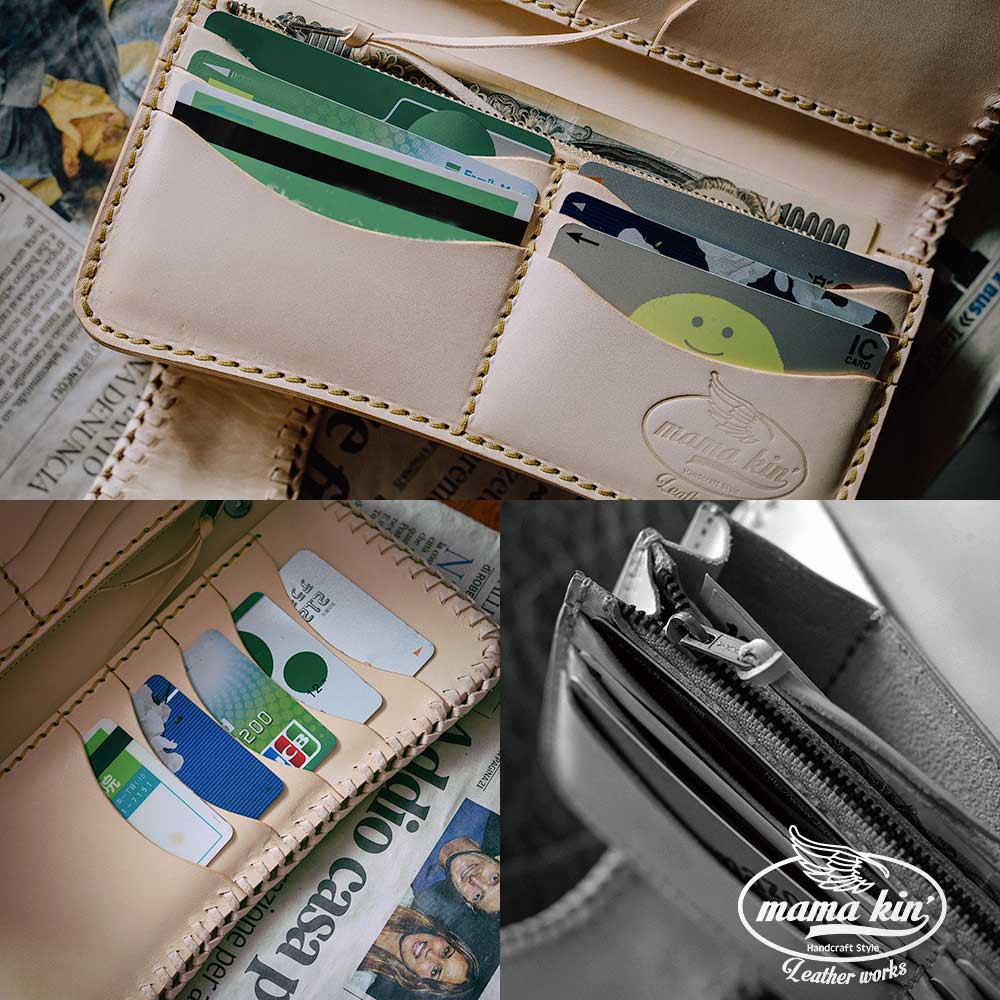 カービングウォレット/サドルレザー/ヌメ革/ライダースウォレット/バイカーズ/009cv84nl04