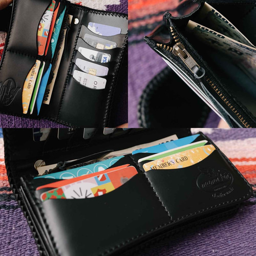 シャークスキン 長財布 メンズ財布 ライダースウォレット バイカーズ