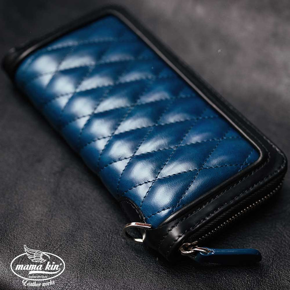 ラウンドファスナー長財布/レザーウォレット/長財布/ジッパー/牛革