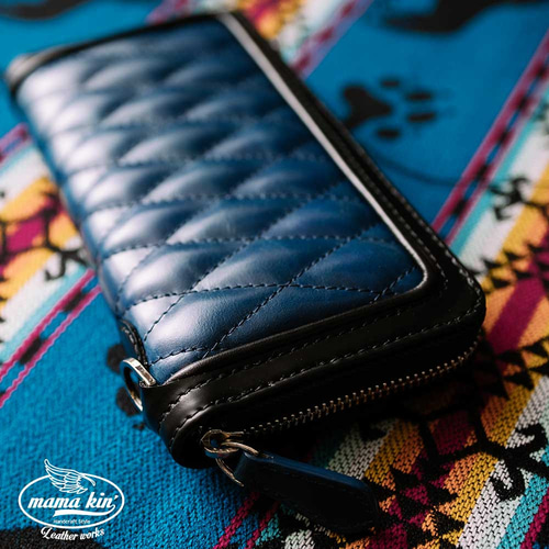 ラウンドファスナー長財布/レザーウォレット/長財布/ジッパー/牛革