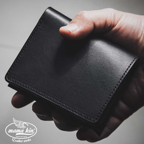栃木レザー/サドルレザー/ヌメ革/レザーウォレット/牛革/二つ折り財布  