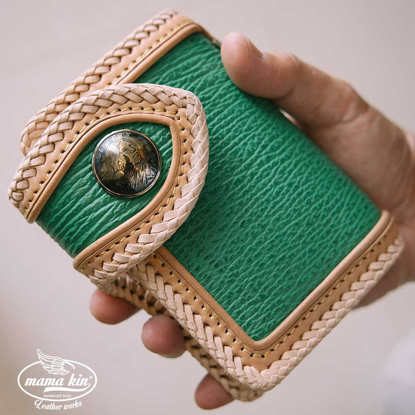 シャークスキン/ライダースウォレット/バイカーズウォレット/ 