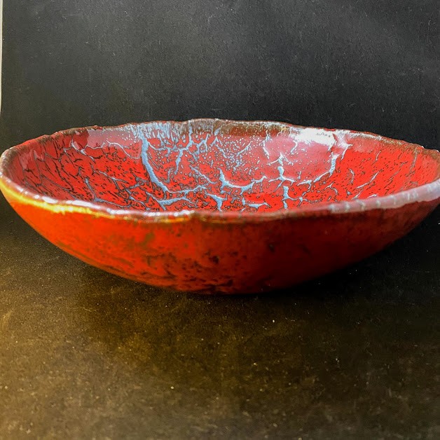 Magma　辰砂釉裂器大鉢