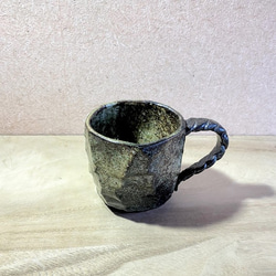 マグカップ(小)　焼〆ロックマグカップ 2枚目の画像
