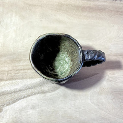 マグカップ(小)　焼〆ロックマグカップ 4枚目の画像