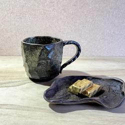 マグカップ(小)　焼〆ロックマグカップ 7枚目の画像