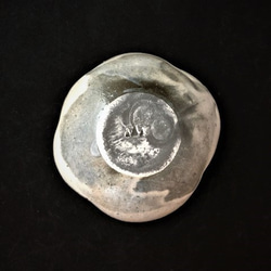 粉引き麻の葉紋　花型小鉢 4枚目の画像