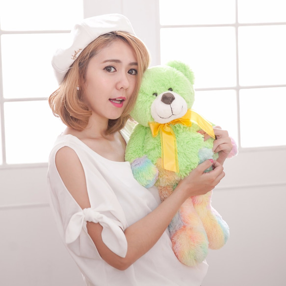 CANDYのBEAR♥18インチアイスクリームソーダ - ラムネ 2枚目の画像