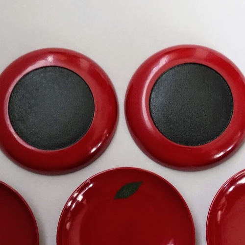 皿・盆] 手もと皿「野菜」5枚組 木製漆塗 小皿 漆工房ニライカナイ