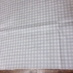クロス柄の接触冷感wガーゼ生地(灰色)50cm×50cm 4枚目の画像