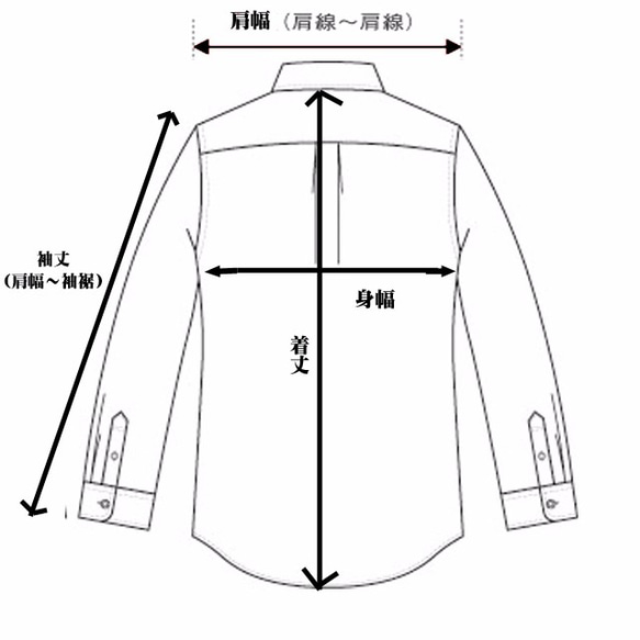 和柄トリコロールシャツ メンズ・レディース ファッション 4枚目の画像