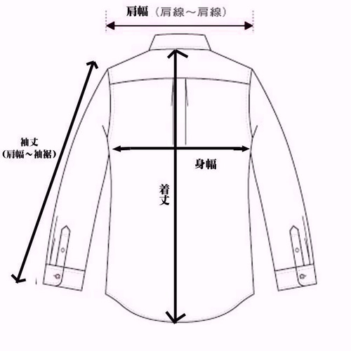 赤ステッチ ポケット白シャツ メンズ・レディース ファッション シャツ