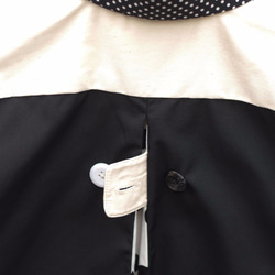 モノトーンシャツ　ドット×鍵盤柄　メンズ・レディース ファッション　 4枚目の画像