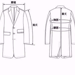 チェック切り替えコート　ブラウンミックスデザイン　メンズ・レディース ファッション　 9枚目の画像