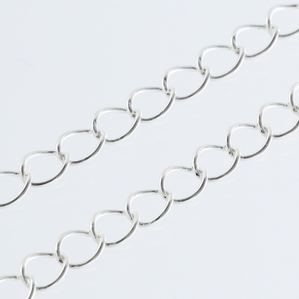 アジャスター　チェーン　金具　シルバー　白銀　45mm～50mm　100本　ネックレス　ブレスレット　AP2239 3枚目の画像