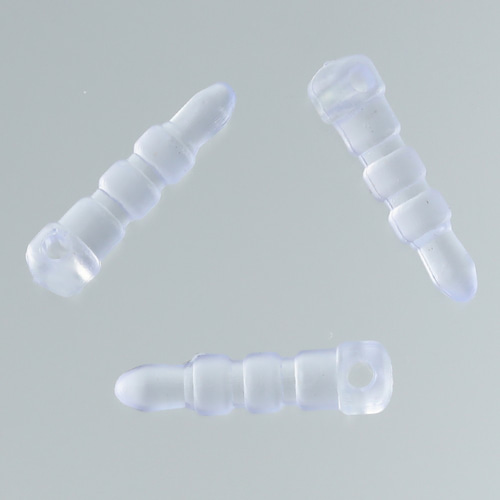 イヤホンジャック パーツ 100個 クリア 透明 イヤフォンジャック