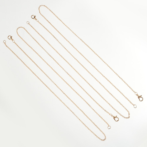 ネックレス チェーン パーツ ゴールド KC金 40cm 細め 12本