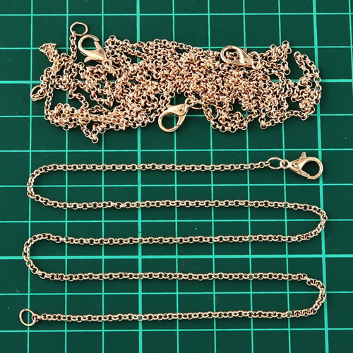 K18ネックレスチェーンのみカニカン式 楽天市場】ネックレス チェーン だけ 40cm 幅0.45mm ゴールド 金
