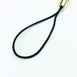 送料無料　カニカン 付き ストラップ　ゴールド　30本 金 キーホルダー パーツ ハンドメイド 素材 　（AP0116） 4枚目の画像