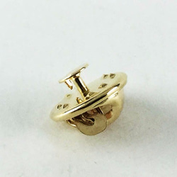 送料無料　蝶 タック　ゴールド　100個　キャッチ　付き　ピンズ　タックピン　ピンバッジ　ブローチ　留め具　AP0164 6枚目の画像