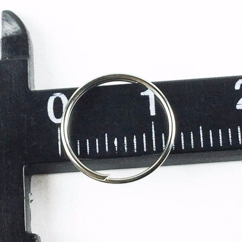 送料無料 二重 丸カン 12mm 200個 シルバー 二重 リング
