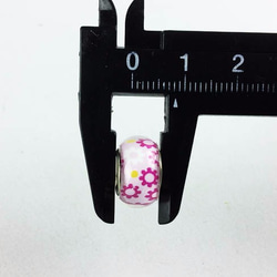 送料無料　合成樹脂製　ビーズ　セット　50個　14mm　とんぼ玉　フラワー　ビーズ　花　アクセサリー　（AP0275） 4枚目の画像