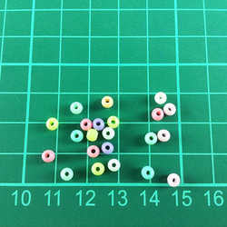 送料無料　パステル ビーズ 小 4mm　800個　ミックス　丸　ラウンドビーズ　レジン　デコ　ネイル　AP0292 4枚目の画像