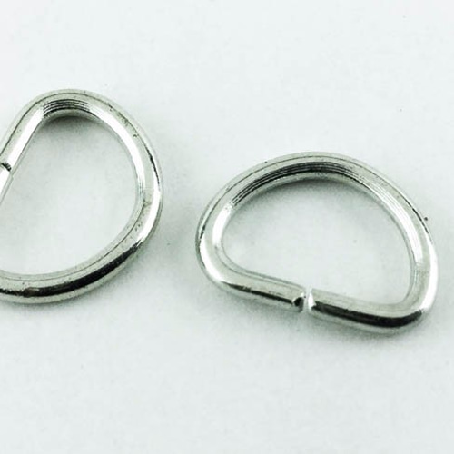 送料無料 Dカン 金具 150個 シルバー 10mm （内径） D環 カメラ