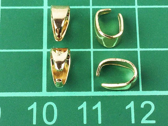 送料無料　バチカン　ゴールド　KC金　100個　8mm　留め具　留め金具　ハンドメイド　金具　（AP0404） 6枚目の画像