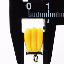 送料無料　チャーム　バナナ　10個　15mmx10mm　アクセサリー パーツ　ハンドメイド　素材　（AP0442） 4枚目の画像