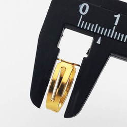 送料無料　リング パーツ　指輪　7mm台座付き　ゴールド　50個　小さめ　アクセサリー パーツ　（AP0667） 5枚目の画像