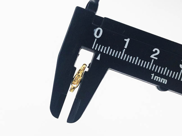送料無料　カニカン　ハート　ゴールド　50個　10mm　金具　留め具　留め金具　ストラップ　ネックレス　AP0755 5枚目の画像