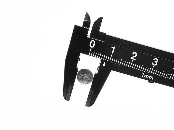 送料無料　セッティング　台座　8mm　シルバー　40個　留め具　留め金具付き　ヘアゴム　金具　AP0906 4枚目の画像