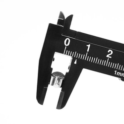 送料無料　セッティング　台座　8mm　シルバー　40個　留め具　留め金具付き　ヘアゴム　金具　AP0906 5枚目の画像