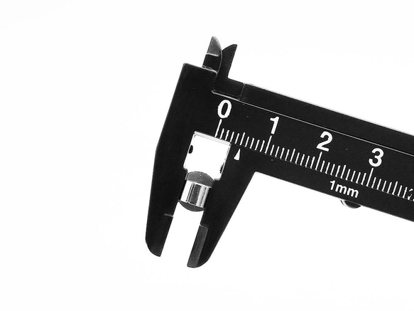 送料無料　セッティング　台座　8mm　シルバー　40個　留め具　留め金具付き　ヘアゴム　金具　AP0906 8枚目の画像