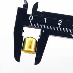 送料無料　カツラ　ゴールド　30個　10x10　カン無し　エンドパーツ　留め具　紐留め　金具　AP0968 3枚目の画像